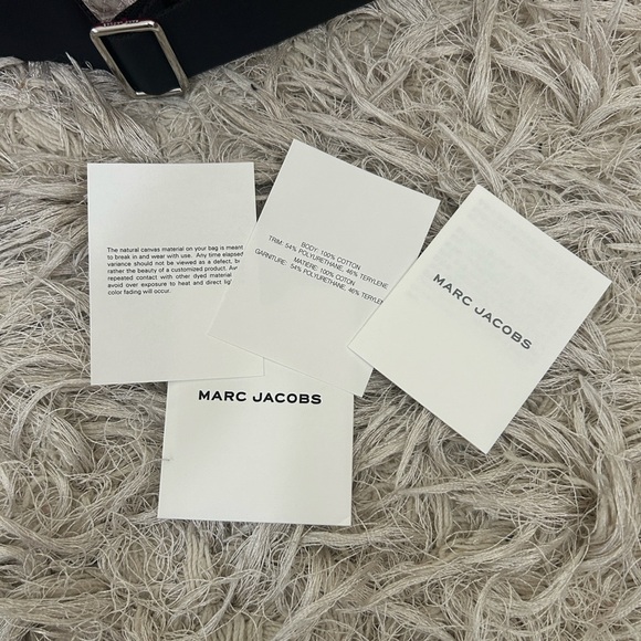 Marc Jacobs Canvas Standard Supply Crossbody Strap Small Tote Bag Lipstick Pink - Picture 12 of 12